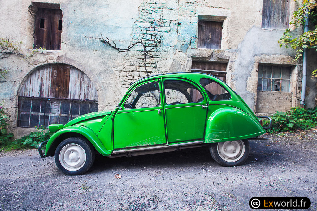 2cv verte sans retouche