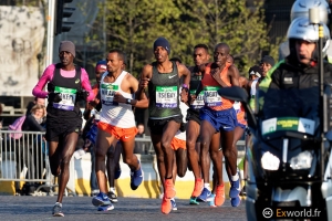 Peloton hommes Marathon de Paris 2019