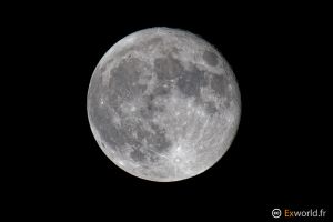 Full moon evening