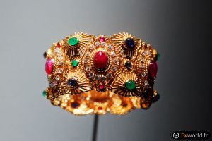 Bracelet broderie indienne