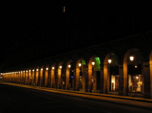 les arcades de la rue de Rivoli