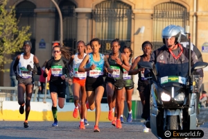 Peloton femmes Marathon de Paris 2019