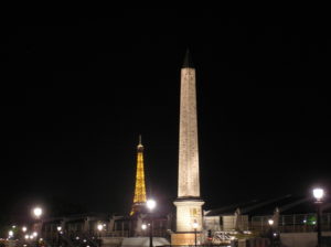 Obelisque et Tour Eiffel