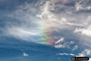 Iridescent cloud